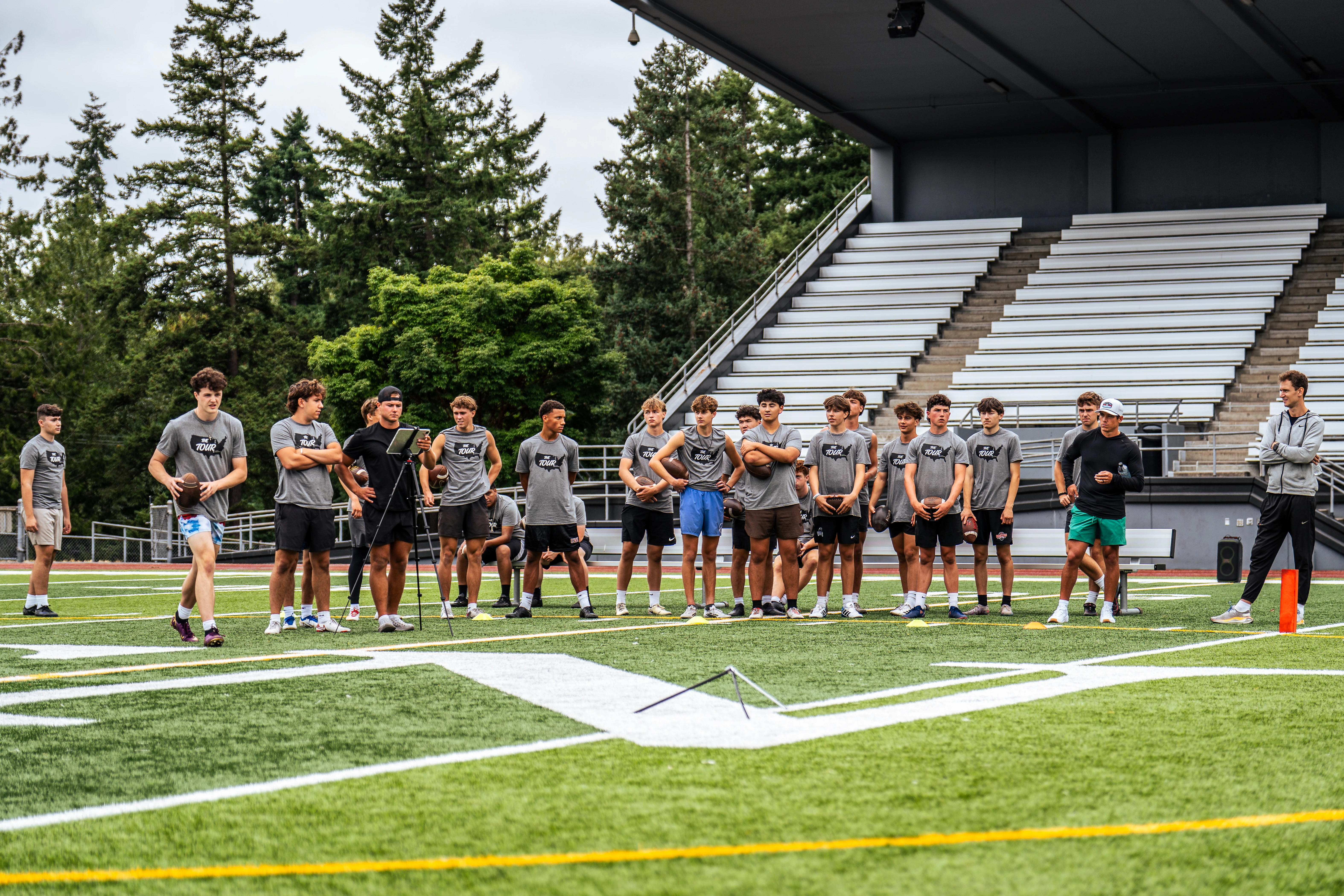 Training at The Tour